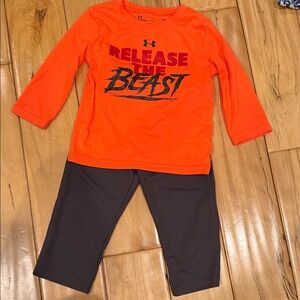 Under Armour 18 month - long sleeve Tee and Pants Set